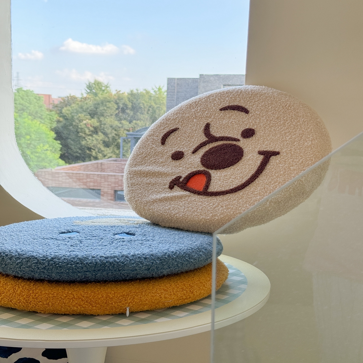 91家纺网 家纺一手货源 找家纺 （总）美茉家居 2025新款泰迪绒毛巾绣坐垫