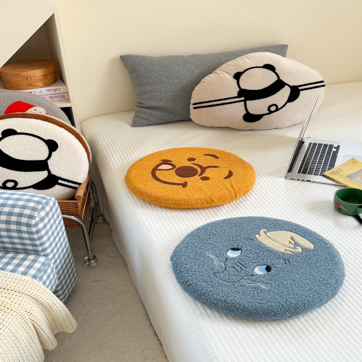 91家纺网 家纺一手货源 找家纺 （总）美茉家居 2025新款泰迪绒毛巾绣坐垫