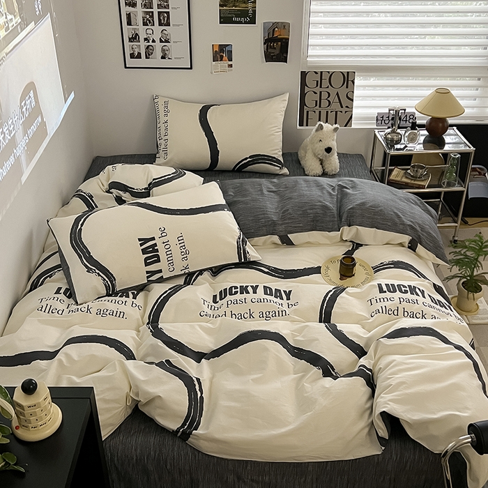 91家纺网 家纺一手货源 找家纺 吉象家纺 2025新款全棉印花四件套