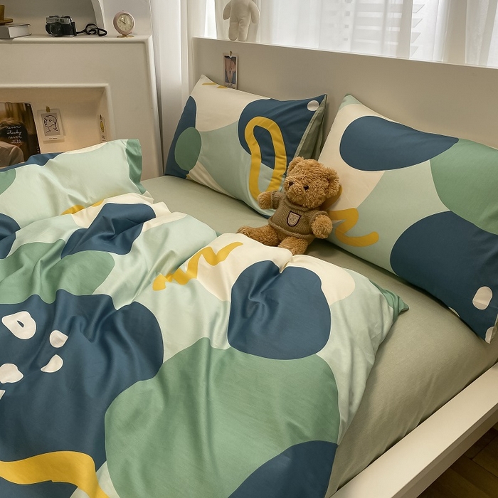 91家纺网 家纺一手货源 找家纺 吉象家纺 2025新款全棉印花四件套