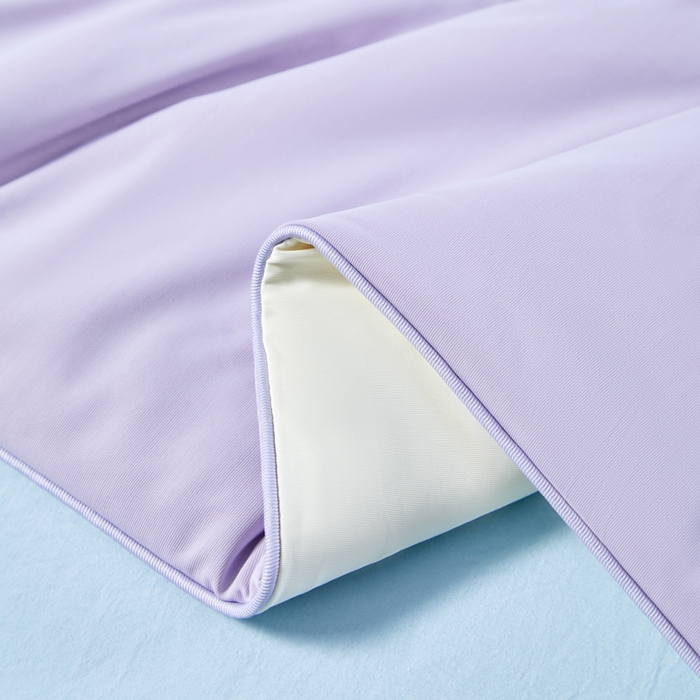 91家纺网 家纺一手货源 找家纺 玛德琳 2025新款兰精天丝凉感夏凉被空调被 木瑾紫