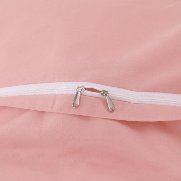 91家纺网 家纺一手货源 找家纺 优姿家纺2025新品高端加密全棉100支绣花宽边四件套 玫瑰花簇粉色