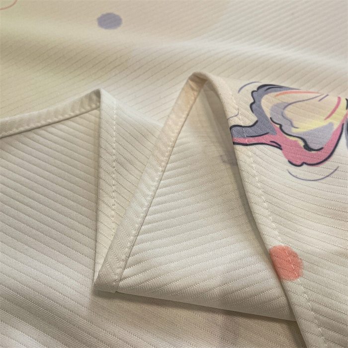 91家纺网 家纺一手货源 找家纺 星座家纺 2025新款斜纹提花凉感丝凉席床单款三件套 彩蝶