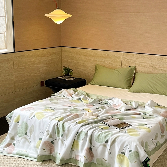 91家纺网 家纺一手货源 找家纺 顾里2025新款天丝莱赛尔夏被 娇韵