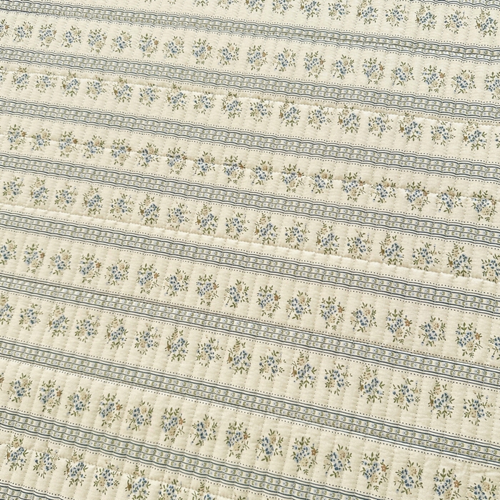 91家纺网 家纺一手货源 找家纺 梵朴 2025新款跑量款纯棉印花床盖三件套 洛可可