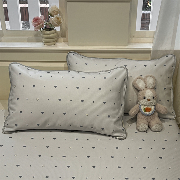 91家纺网 家纺一手货源 找家纺 星座家纺 2025新款斜纹提花凉感丝凉席床单款三件套 小幸运