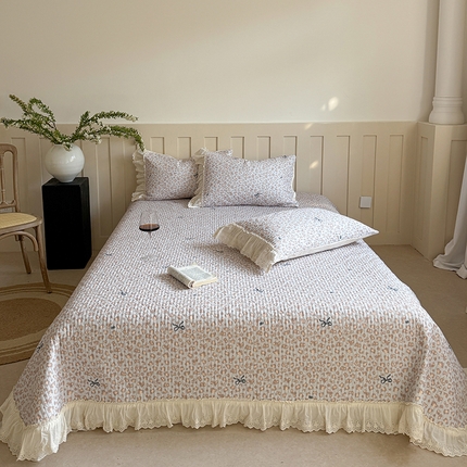 91家纺网 家纺一手货源 找家纺 （总）麦伦家居 2025新款60s单层纱全棉床盖