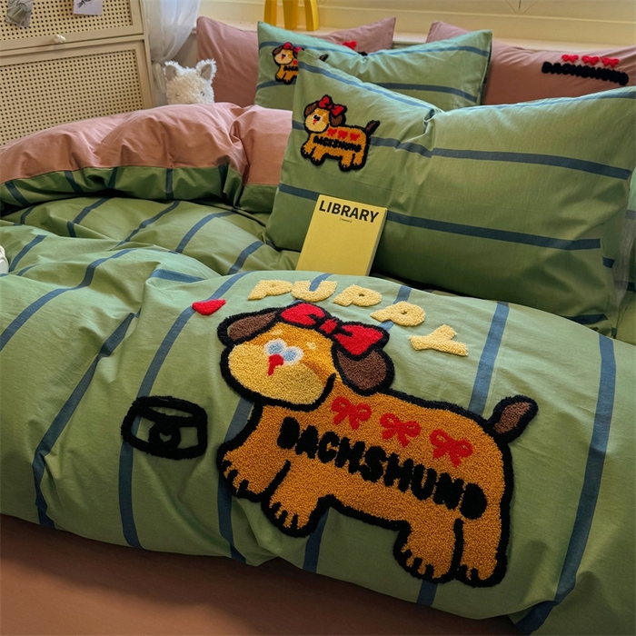 91家纺网 家纺一手货源 找家纺 （总）启程2025全棉13372毛巾绣四件套