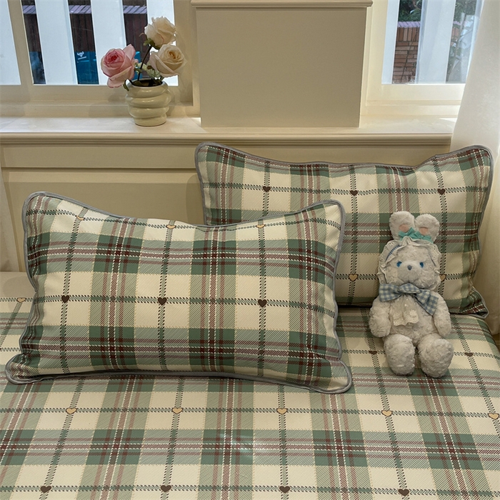 91家纺网 家纺一手货源 找家纺 星座家纺 2025新款斜纹提花凉感丝凉席床单款三件套 水木年华