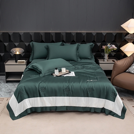 好阁家纺 2025新款60S夏被 曼岛绿
