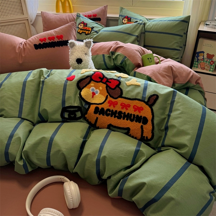 91家纺网 家纺一手货源 找家纺 （总）启程2025全棉13372毛巾绣四件套