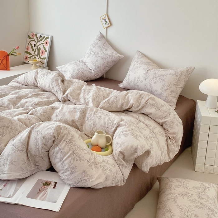 91家纺网 家纺一手货源 找家纺 于果 2025新款全棉双层纱四件套第四批 可蒂