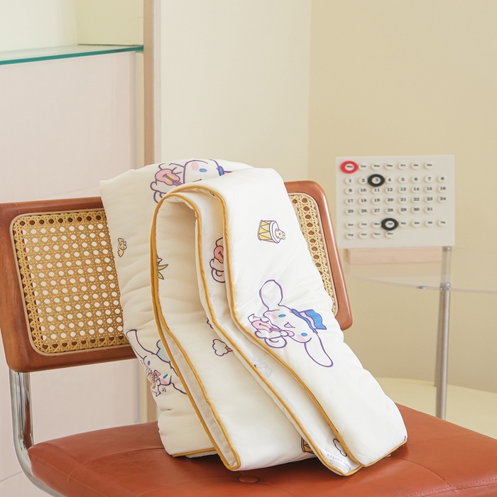 91家纺网 家纺一手货源 找家纺 U被家纺 2025新款三丽鸥官方授权亲肤凉感夏凉被空调被 【三丽鸥官方授权】萌米玉桂狗