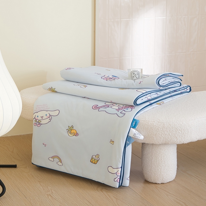 91家纺网 家纺一手货源 找家纺 U被家纺 2025新款三丽鸥官方授权亲肤凉感夏凉被空调被 【三丽鸥官方授权】可爱玉桂狗