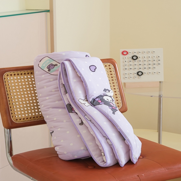 U被家纺 2025新款三丽鸥官方授权亲肤凉感夏凉被空调被 【三丽鸥官方授权】紫色梦幻库洛米