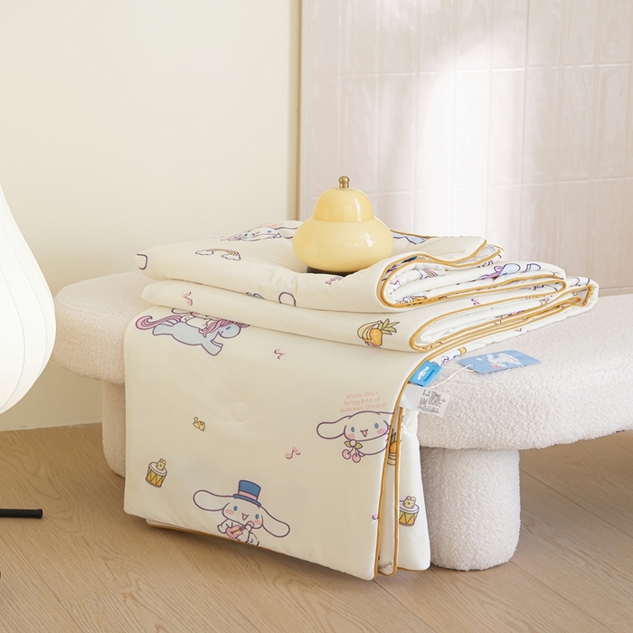 91家纺网 家纺一手货源 找家纺 U被家纺 2025新款三丽鸥官方授权亲肤凉感夏凉被空调被 【三丽鸥官方授权】萌米玉桂狗