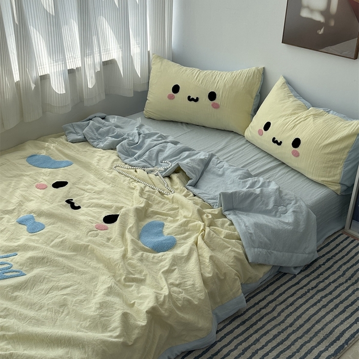 91家纺网 家纺一手货源 找家纺 （总）优色良品家纺 2025新款大版毛巾绣夏被夏凉被空调被