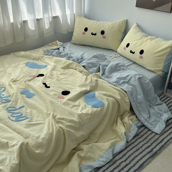 91家纺网 家纺一手货源 找家纺 （总）优色良品家纺 2025新款大版毛巾绣夏被夏凉被空调被