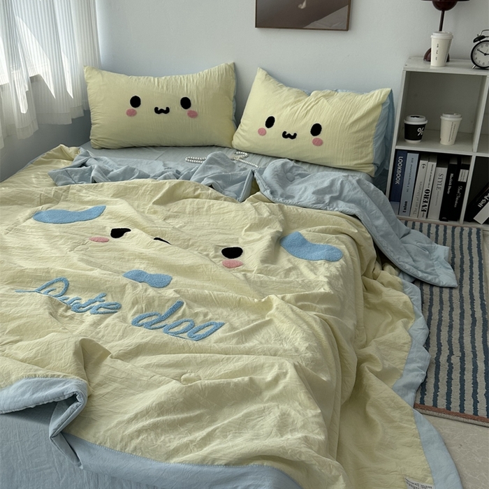 91家纺网 家纺一手货源 找家纺 （总）优色良品家纺 2025新款大版毛巾绣夏被夏凉被空调被