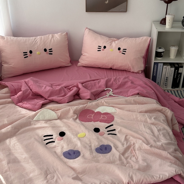 91家纺网 家纺一手货源 找家纺 （总）优色良品家纺 2025新款大版毛巾绣夏被夏凉被空调被