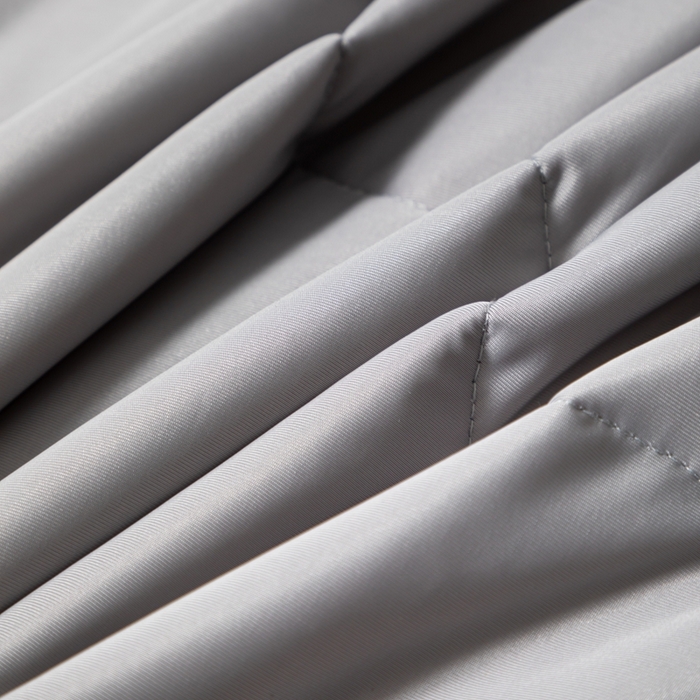 91家纺网 家纺一手货源 找家纺 样样红被业 2025新款抗菌凉感丝夏被 灰色