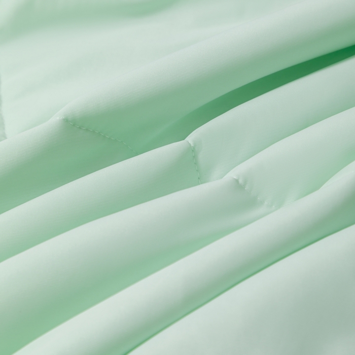 91家纺网 家纺一手货源 找家纺 样样红被业 2025新款抗菌凉感丝夏被 水绿色