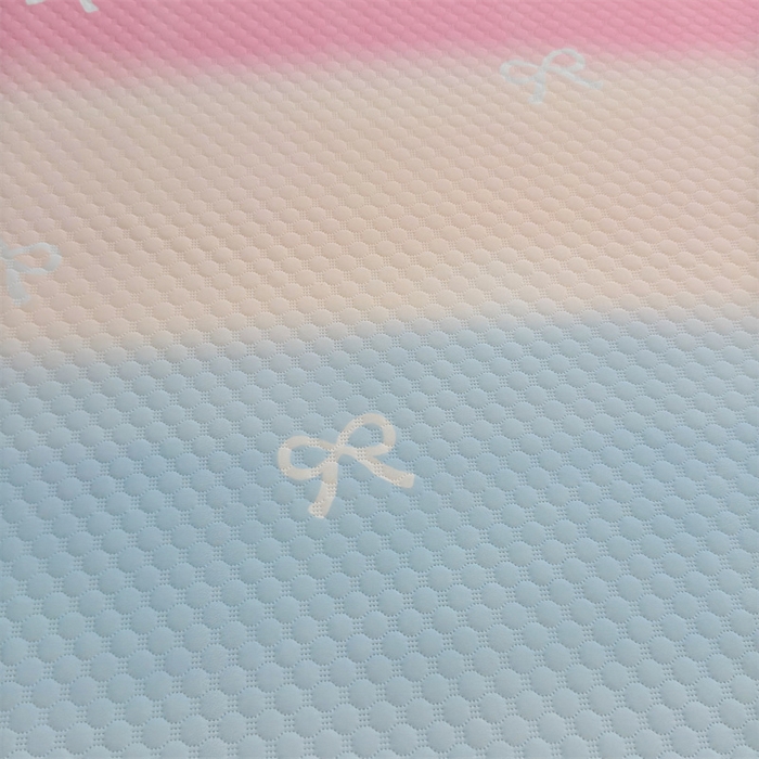 91家纺网 家纺一手货源 找家纺 喜居 2025新款A类凉感豆豆席印花款凉席 彩云端