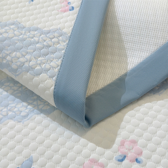 91家纺网 家纺一手货源 找家纺 喜居 2025新款A类凉感豆豆席印花款凉席 花间