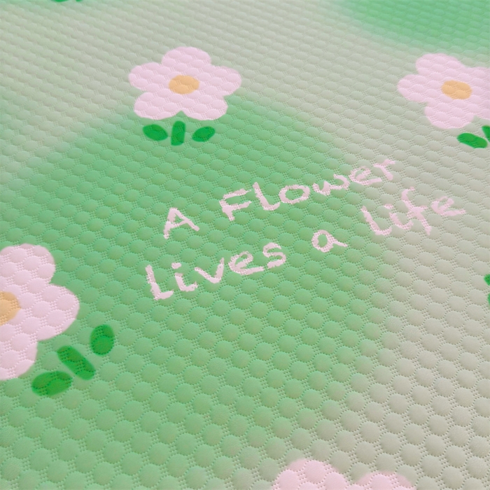 91家纺网 家纺一手货源 找家纺 喜居 2025新款A类凉感豆豆席印花款凉席 夏花