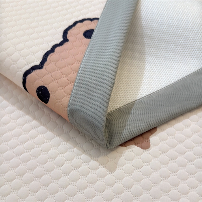 91家纺网 家纺一手货源 找家纺 喜居 2025新款A类凉感豆豆席印花款凉席 小熊宝