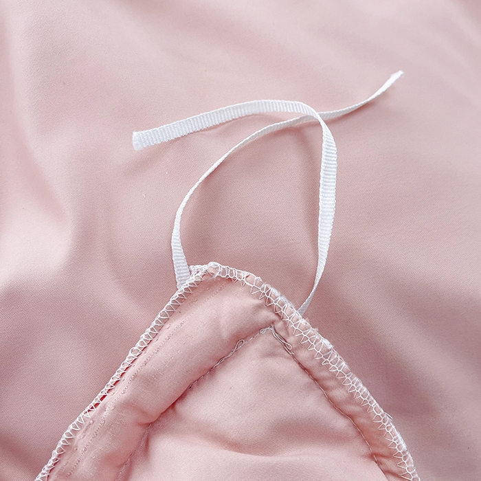 91家纺网 家纺一手货源 找家纺 罗艺轩 2025新款A类珍珠棉花边床裙四件套-梦幻花园 梦幻花园-豆沙