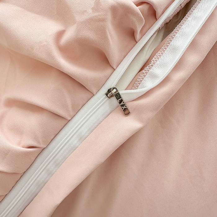 91家纺网 家纺一手货源 找家纺 罗艺轩 2025新款A类珍珠棉全夹棉床盖款四件套-玫瑰之恋 玫瑰之恋-豆沙