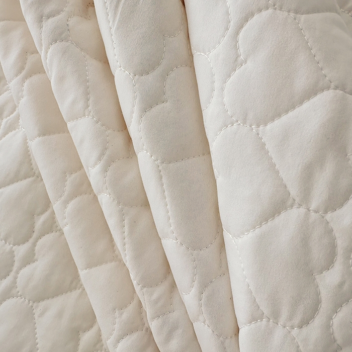 91家纺网 家纺一手货源 找家纺 罗艺轩 2025新款A类珍珠棉全夹棉床盖三件套-玫瑰之恋 玫瑰之恋-荷花白