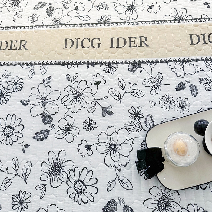 91家纺网 家纺一手货源 找家纺 （总）罗艺轩 2025新款全棉印花花边床盖四件套