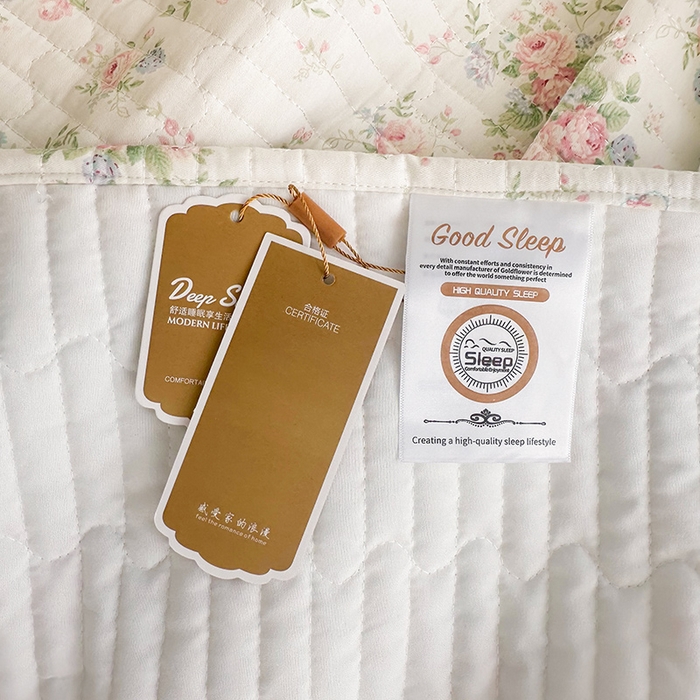 91家纺网 家纺一手货源 找家纺 罗艺轩 2025新款全棉印花花边床盖四件套 瑰夏