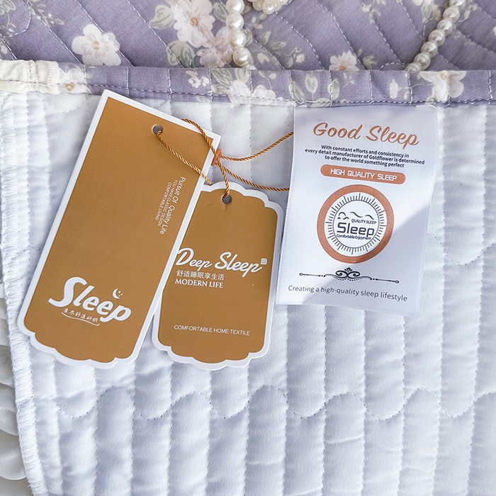 91家纺网 家纺一手货源 找家纺 罗艺轩 2025新款全棉印花花边床盖四件套 花之恋