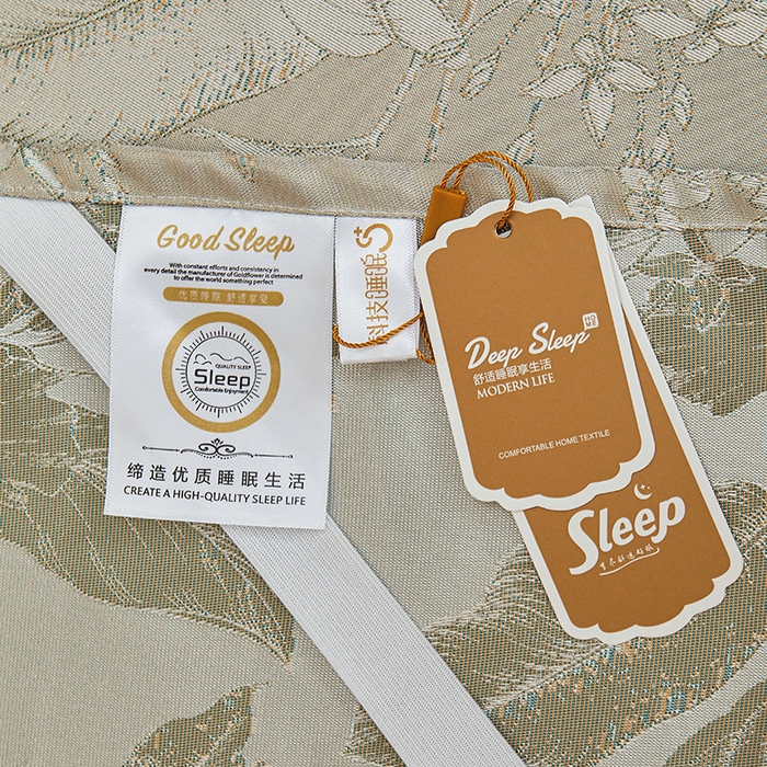 91家纺网 家纺一手货源 找家纺 罗艺轩 2025新款欧式色织大提花床裙凉席 妍艺