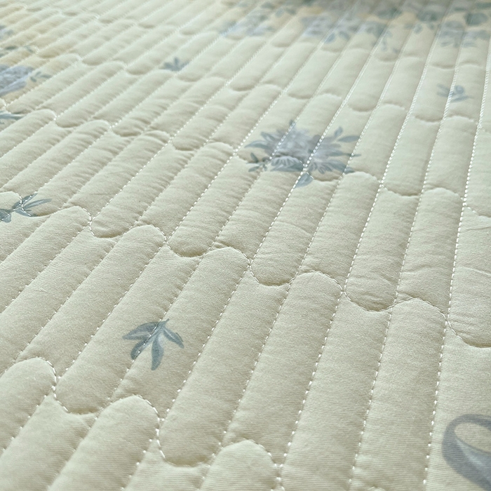 91家纺网 家纺一手货源 找家纺 罗艺轩 2025新款全棉印花床笠式床裙三件套 醉花语