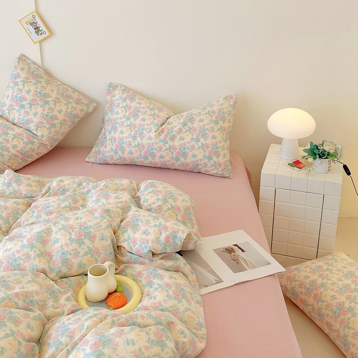 91家纺网 家纺一手货源 找家纺 于果 2025新款全棉双层纱四件套第四批 佩洛斯