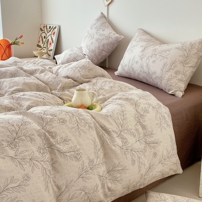 91家纺网 家纺一手货源 找家纺 于果 2025新款全棉双层纱四件套第四批 可蒂