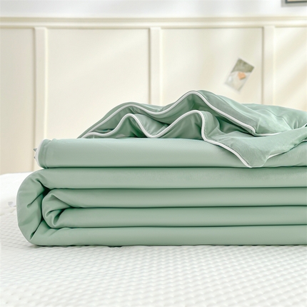 91家纺网 家纺一手货源 找家纺 （总）慕木2025新款A类凉感丝小冰熊云母冰丝凉席床笠夏被系列 