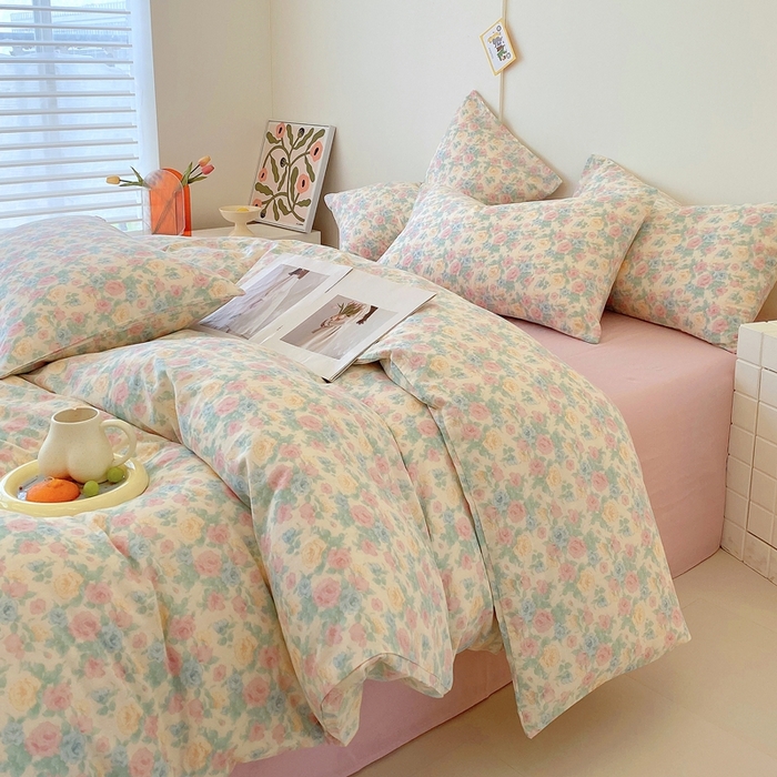 91家纺网 家纺一手货源 找家纺 于果 2025新款全棉双层纱四件套第四批 佩洛斯