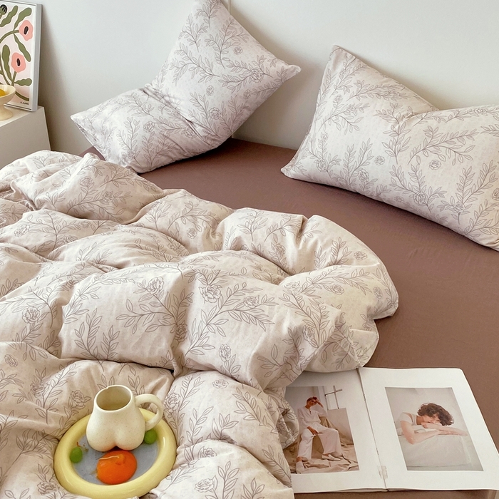 91家纺网 家纺一手货源 找家纺 于果 2025新款全棉双层纱四件套第四批 可蒂