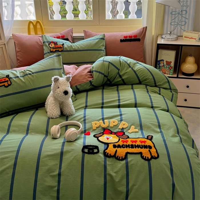 91家纺网 家纺一手货源 找家纺 （总）启程2025全棉13372毛巾绣四件套