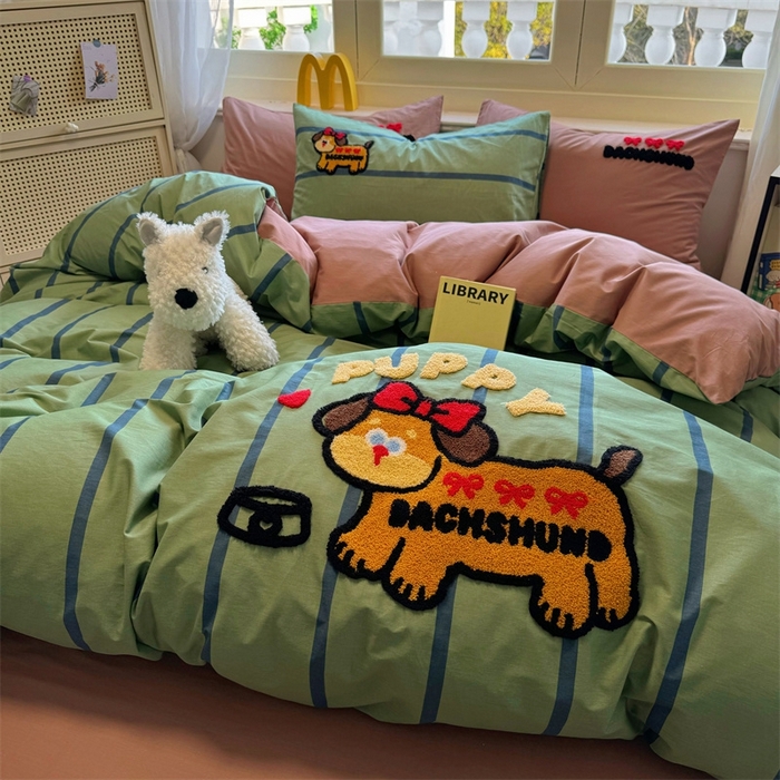 91家纺网 家纺一手货源 找家纺 （总）启程2025全棉13372毛巾绣四件套