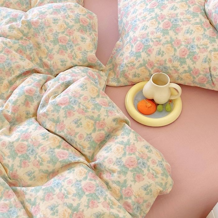 91家纺网 家纺一手货源 找家纺 于果 2025新款全棉双层纱四件套第四批 佩洛斯