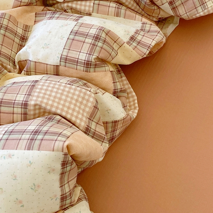 91家纺网 家纺一手货源 找家纺 于果 2025新款全棉双层纱四件套第四批 达令