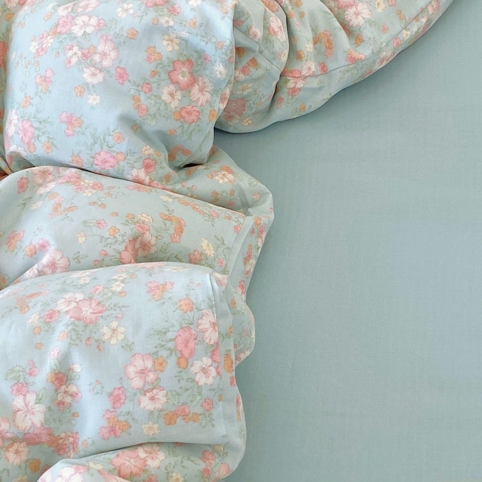 91家纺网 家纺一手货源 找家纺 于果 2025新款全棉双层纱四件套第四批 莉莉周