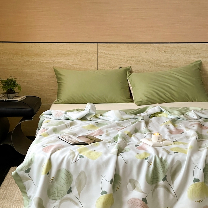 91家纺网 家纺一手货源 找家纺 顾里2025新款天丝莱赛尔夏被 娇韵