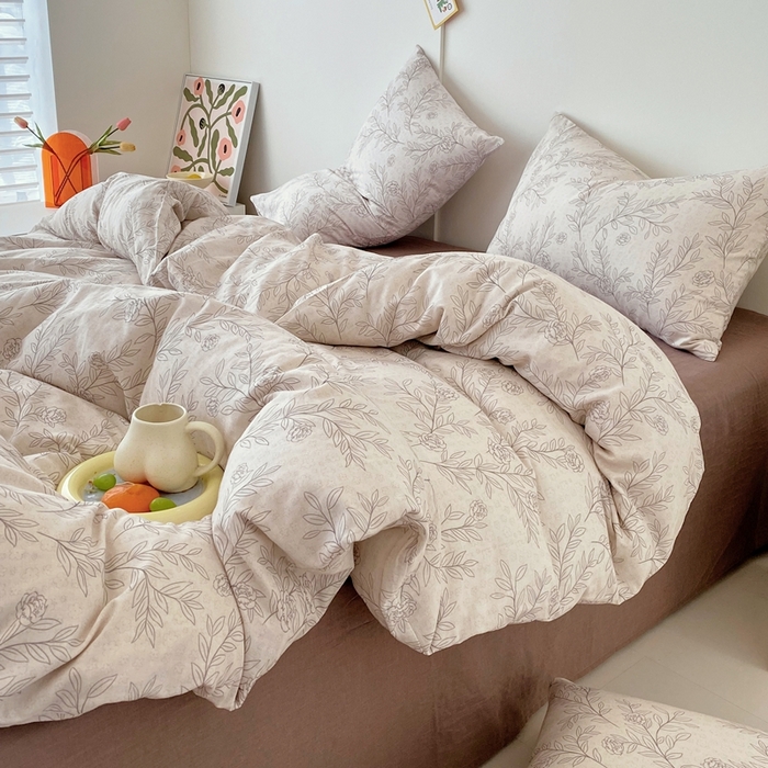 91家纺网 家纺一手货源 找家纺 于果 2025新款全棉双层纱四件套第四批 可蒂